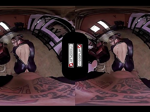 VR Cosplay X Huge-boobed Marta La Croft As Bayonetta VR Porn