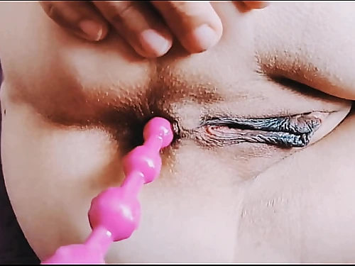 Behind the scenes, the milf is prepping her crevices for filming