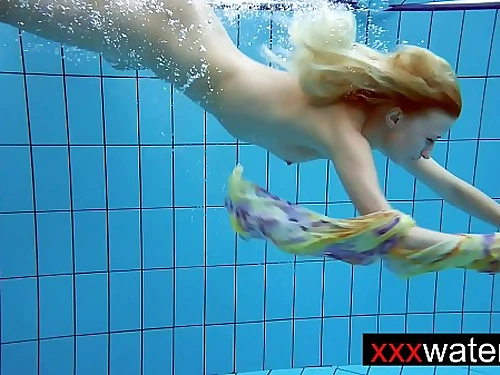 Inexperienced blonde mermaid