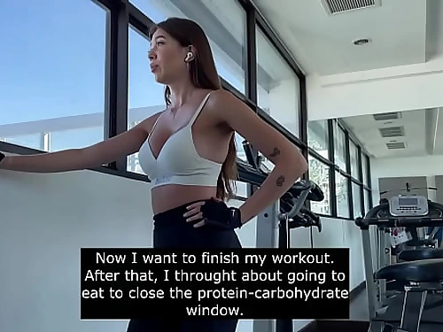 A man privately filmed dame in the gym on the video, went up to her and suggested oral sex in the restroom