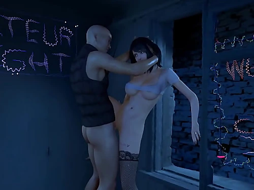 3D bony Japanese stunner wearing fucky-fucky fishnets have gonzo fucky-fucky